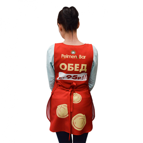 Накидка-фартук с полной запечаткой, материал: габардин