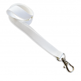 Лента для бейджей без печати (репс, 1 карабин)