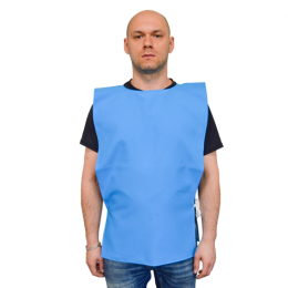 Манишка однотонная без печати, материал: оксфорд