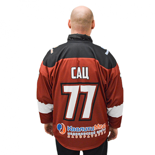Хоккейный свитер тренировочный с полной запечаткой