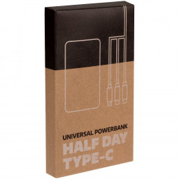 Аккумулятор Uniscend Half Day Type-C 5000 мАч, белый