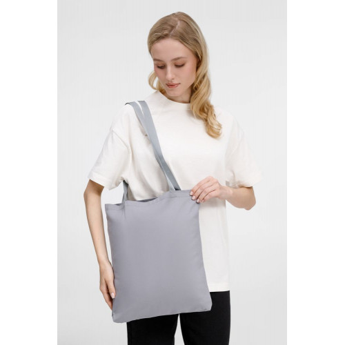 Шопер B4, серый с серыми ручками