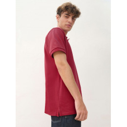 Рубашка поло унисекс Pacific, красная (бургунди)