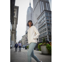 Толстовка с капюшоном женская BNC Inspire (Organic), желтая