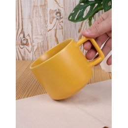 Чашка Jumbo, ver.2, матовая, желтая