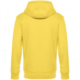 Толстовка с капюшоном унисекс King, желтая