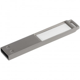 Флешка markBright с белой подсветкой, 16 Гб