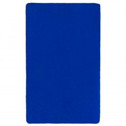 Флисовый плед Warm&Peace, ярко-синий