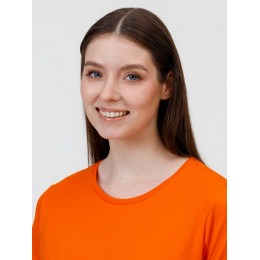 Футболка женская E190 оранжевая