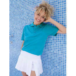 Рубашка поло унисекс Pitcher, ярко-бирюзовая