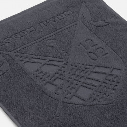 Полотенце на заказ Surpass с рельефным логотипом, большое