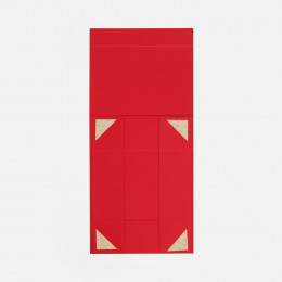 Коробка складная Quadra Fold, красная