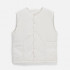 Жилет унисекс Veter, молочно-белый