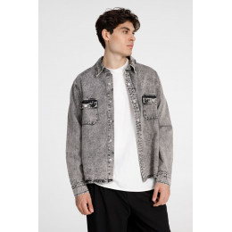 Куртка джинсовая O3, серая