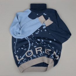 Джемпер на заказ Tricksy Net Reglan, полушерсть