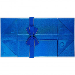 Коробка складная Gallant, M, белая с синим