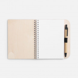 Блокнот на пружине Woodpad на заказ