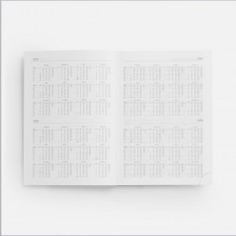 Ежедневник Nebraska, недатированный, красный