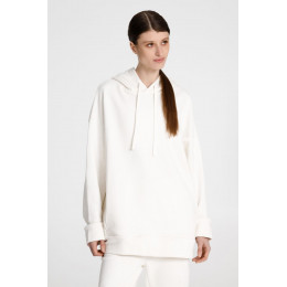 Худи унисекс H2, молочно-белое