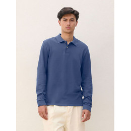 Рубашка поло унисекс с длинным рукавом Pacific LSL, ярко-зеленая