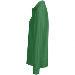 Рубашка поло унисекс с длинным рукавом Pacific LSL, ярко-зеленая