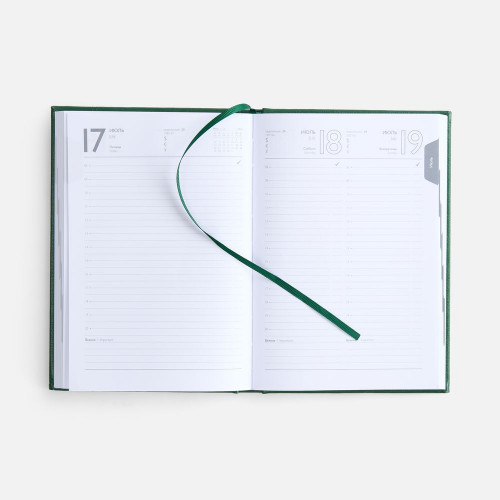 Ежедневник Baza, датированный, зеленый