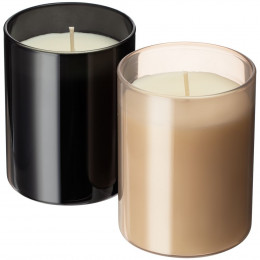 Ароматическая свеча Flikka, сандал и амбра, черная