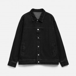 Куртка джинсовая O1, черная