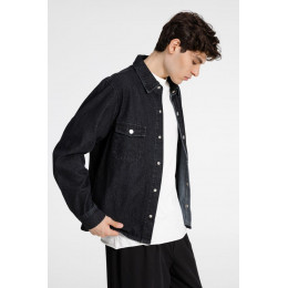 Куртка джинсовая O3, черная