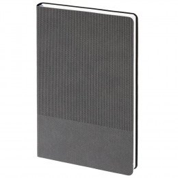 Ежедневник Knit, недатированный, темно-серый
