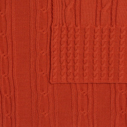 Плед Remitti, оранжевый (морковь)