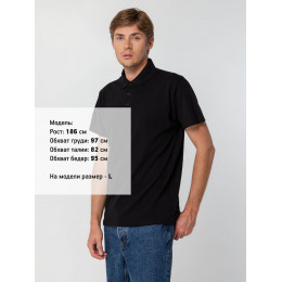 Рубашка поло мужская Spring 210, черная