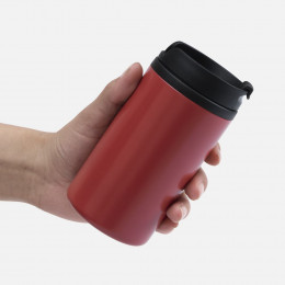 Термостакан Canella, красный матовый