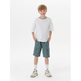 Футболка детская оверсайз Teezer, белая