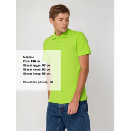 Рубашка поло мужская Virma Light, зеленое яблоко