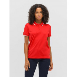 Рубашка поло унисекс Palermo, ярко-синяя с белым