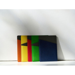 Картхолдер Dual, серо-синий