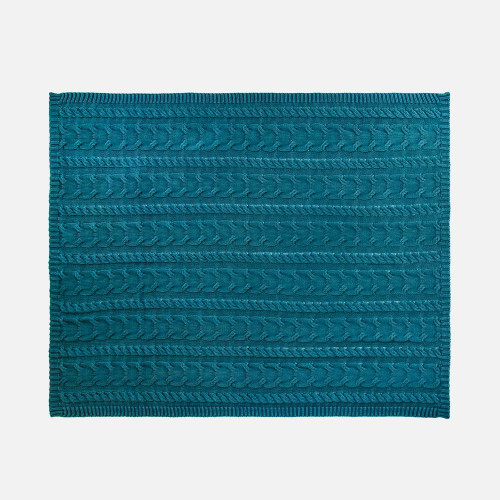 Плед Hygge, темно-зеленый