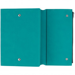 Ежедневник Grace на заказ, недатированный, бирюзовый