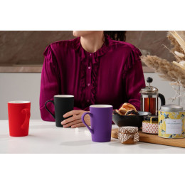 Кружка Best Noon с покрытием софт-тач, фиолетовая
