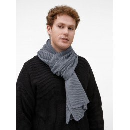 Шарф Nobilis Mono, серый (стальной)