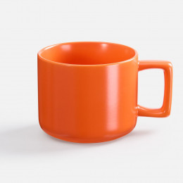 Чашка Jumbo в коробке матовая, оранжевая