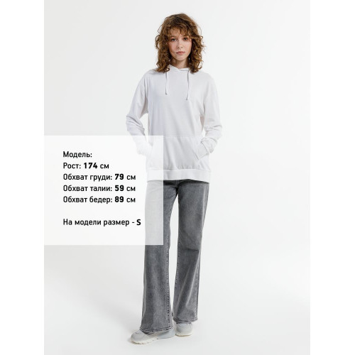 Худи унисекс Westray, белое