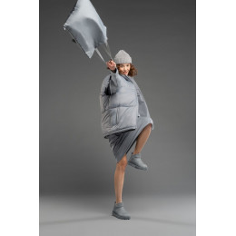 Шопер B3, серый с серыми ручками