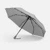 Зонт складной Hard Work с проявляющимся рисунком, серый