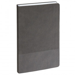 Ежедневник Knit, недатированный, темно-серый