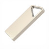 USB flash-карта SPLIT (16Гб), серебристая, 3,6х1,2х0,5 см, металл