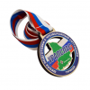 Медаль из дерева 1-слойная с УФ-печатью D-40, толщина 4-5 мм